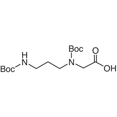 N-tert-Butoxycarbonyl-N-[3-(tert-butoxycarbonylamino)propyl]glycine&gt;98.0%(GC)(T)200mg