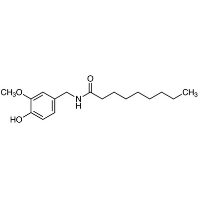 N-Vanillylnonanamide [=Capsaicin (Synthetic)]&gt;98.0%(HPLC)(N)10g