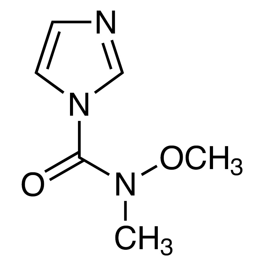 N-Methoxy-N-methyl-1H-imidazole-1-carboxamide>95.0%(GC)200mg