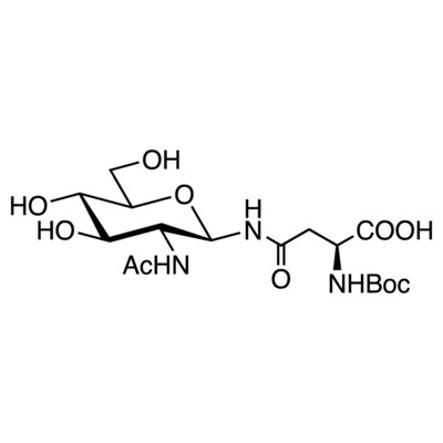 Nomega-(2-Acetamido-2-deoxy-beta-D-glucopyranosyl)-Nalpha-(tert-butoxycarbonyl)-L-asparagine&gt;96.0%(HPLC)100mg