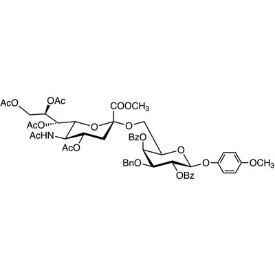 Neu5Ac[1Me,4789Ac]alpha(2-6)Gal[24Bz,3Bn]-beta-MP&gt;95.0%(HPLC)200mg