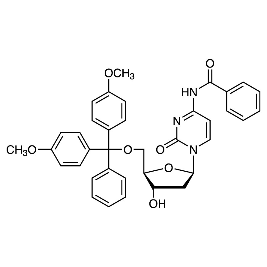 N4-Benzoyl-5&#39;-O-(4,4&#39;-dimethoxytrityl)-2&#39;-deoxycytidine&gt;99.0%(HPLC)5g
