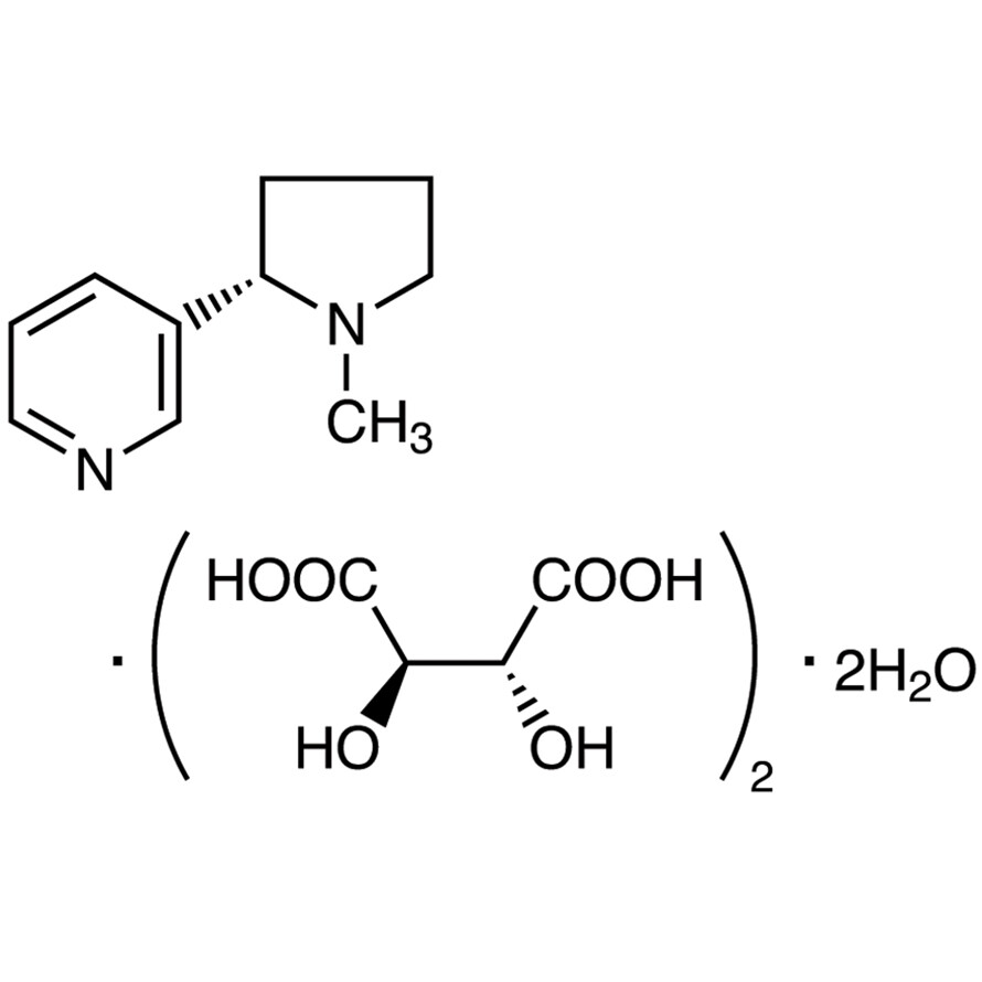 Nicotine Bi-L-(+)-tartrate Dihydrate&gt;98.0%(HPLC)25g
