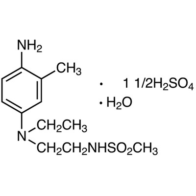 N4-Ethyl-N4-(2-methanesulfonamidoethyl)-2-methyl-1,4-phenylenediamine Sesquisulfate Monohydrate&gt;98.0%(HPLC)(T)25g