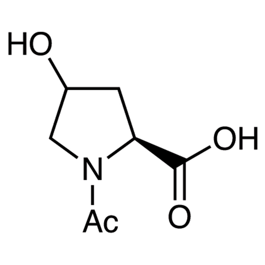 N-Acetyl-4-hydroxy-L-proline (cis- and trans- mixture)&gt;97.0%(GC)5g