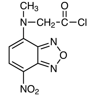 NBD-COCl [=4-(N-Chloroformylmethyl-N-methylamino)-7-nitro-2,1,3-benzoxadiazole] [for HPLC Labeling]&gt;92.0%(T)100mg