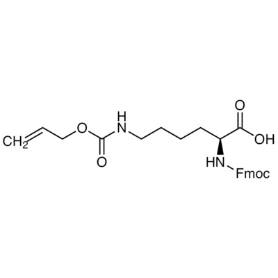 N6-[(Allyloxy)carbonyl]-N2-[(9H-fluoren-9-ylmethoxy)carbonyl]-L-lysine&gt;96.0%(HPLC)(T)25g