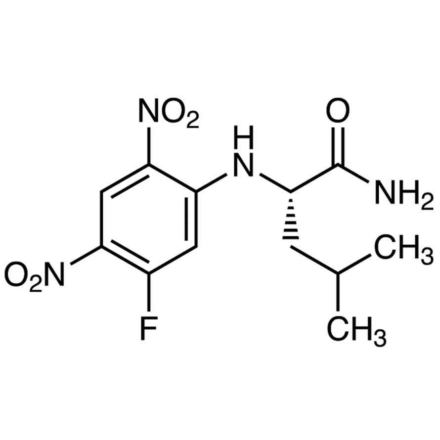 Nalpha-(5-Fluoro-2,4-dinitrophenyl)-L-leucinamide [HPLC Labeling Reagent for e.e. Determination]&gt;98.0%(HPLC)100mg