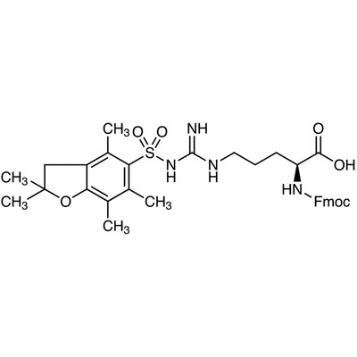 Nalpha-[(9H-Fluoren-9-ylmethoxy)carbonyl]-Nomega-(2,2,4,6,7-pentamethyldihydrobenzofuran-5-sulfonyl)-L-arginine&gt;98.0%(HPLC)(T)5g