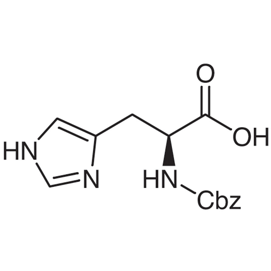 Nalpha-Carbobenzoxy-L-histidine>99.0%(T)25g