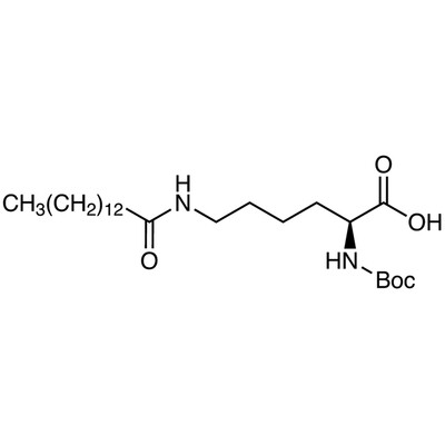 Nalpha-tert-Butoxycarbonyl-Nepsilon-tetradecanoyl-L-lysine&gt;97.0%(T)200mg