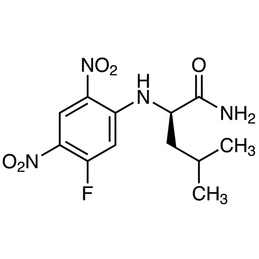 Nalpha-(5-Fluoro-2,4-dinitrophenyl)-D-leucinamide [HPLC Labeling Reagent for e.e. Determination]&gt;98.0%(HPLC)1g