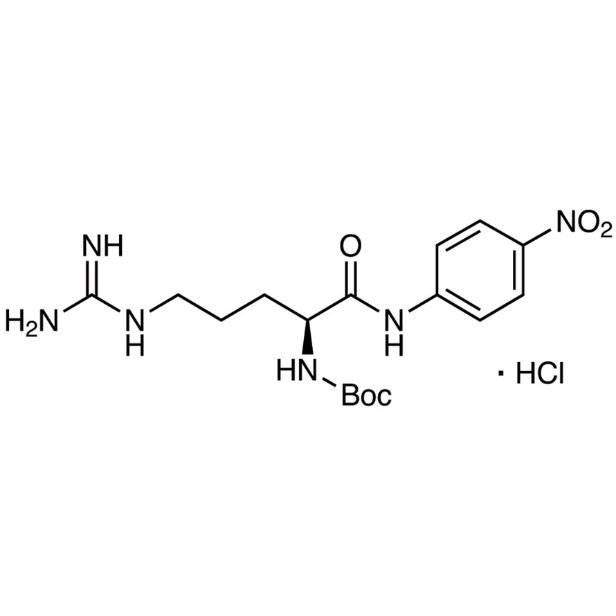 Nalpha-(tert-Butoxycarbonyl)-L-arginine 4-Nitroanilide Hydrochloride&gt;98.0%(HPLC)(T)100mg