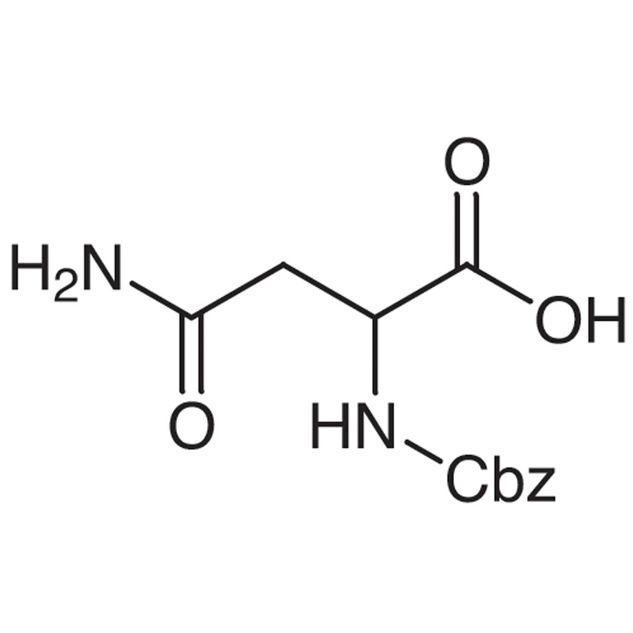 Nalpha-Carbobenzoxy-DL-asparagine&gt;99.0%(T)10g