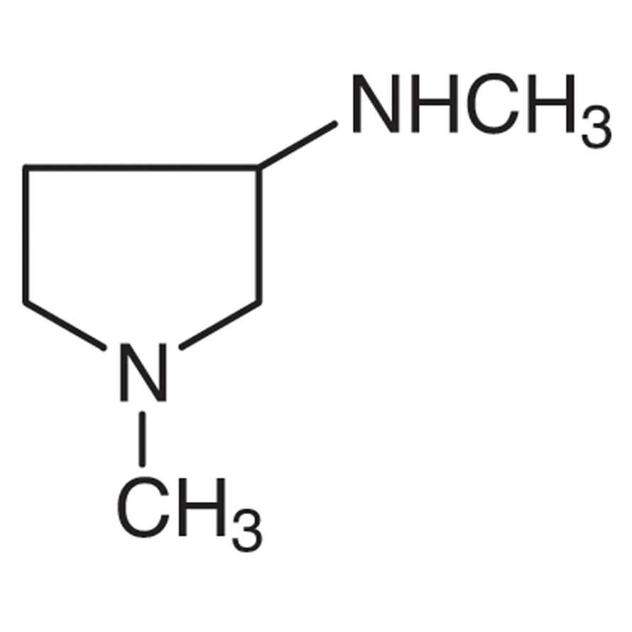N,N'-Dimethyl-3-aminopyrrolidine>96.0%(GC)(T)10g