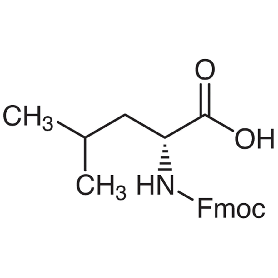 N-[(9H-Fluoren-9-ylmethoxy)carbonyl]-D-leucine>98.0%(HPLC)(T)1g
