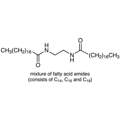 N,N&#39;-Ethylenebisoctadecanamide (mixture of fatty acid amides) (consists of C14, C16 and C18)&gt;85.0%(GC)25g