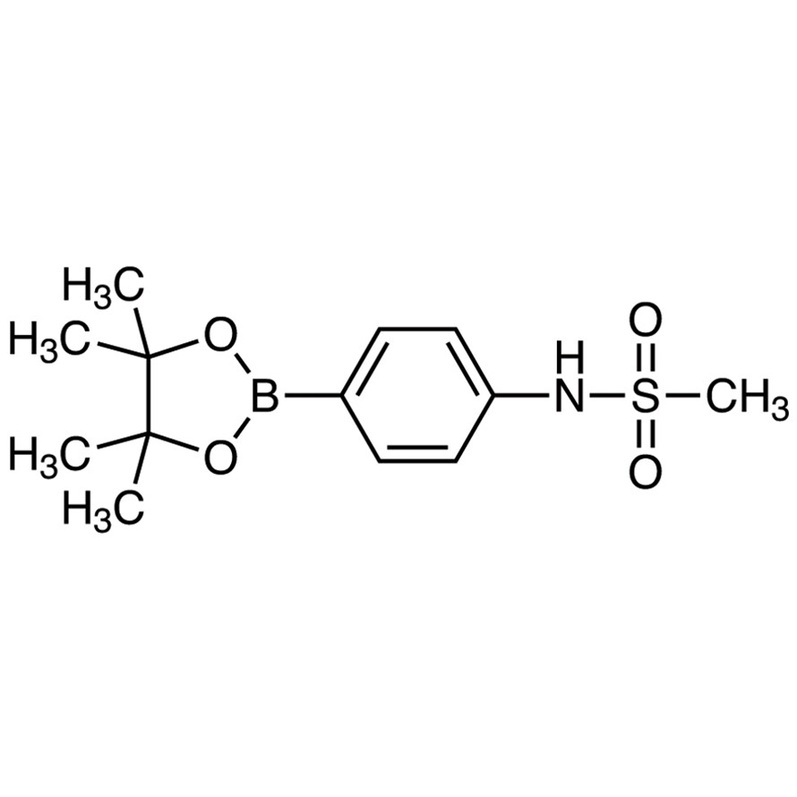 N-[4-(4,4,5,5-Tetramethyl-1,3,2-dioxaborolan-2-yl)phenyl]methanesulfonamide&gt;98.0%(T)5g
