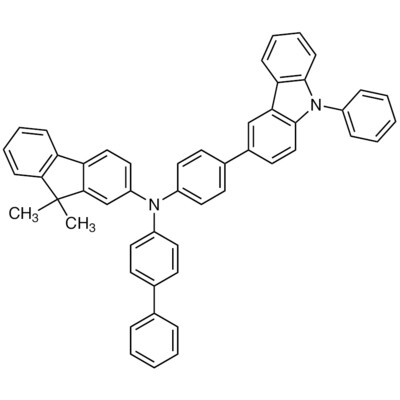 N-[[1,1&#39;-Biphenyl]-4-yl]-9,9-dimethyl-N-[4-(9-phenyl-9H-carbazol-3-yl)phenyl]-9H-fluoren-2-amine&gt;98.0%(HPLC)(N)5g