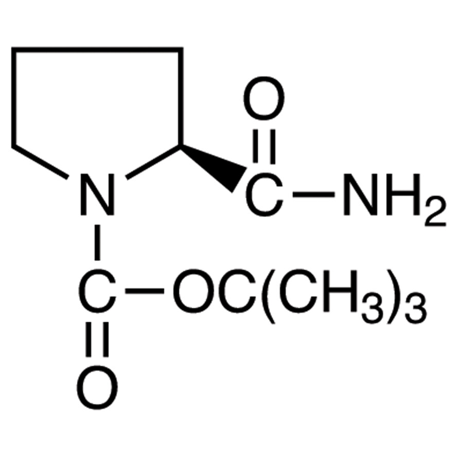 N-(tert-Butoxycarbonyl)-L-prolinamide>98.0%(HPLC)(N)1g