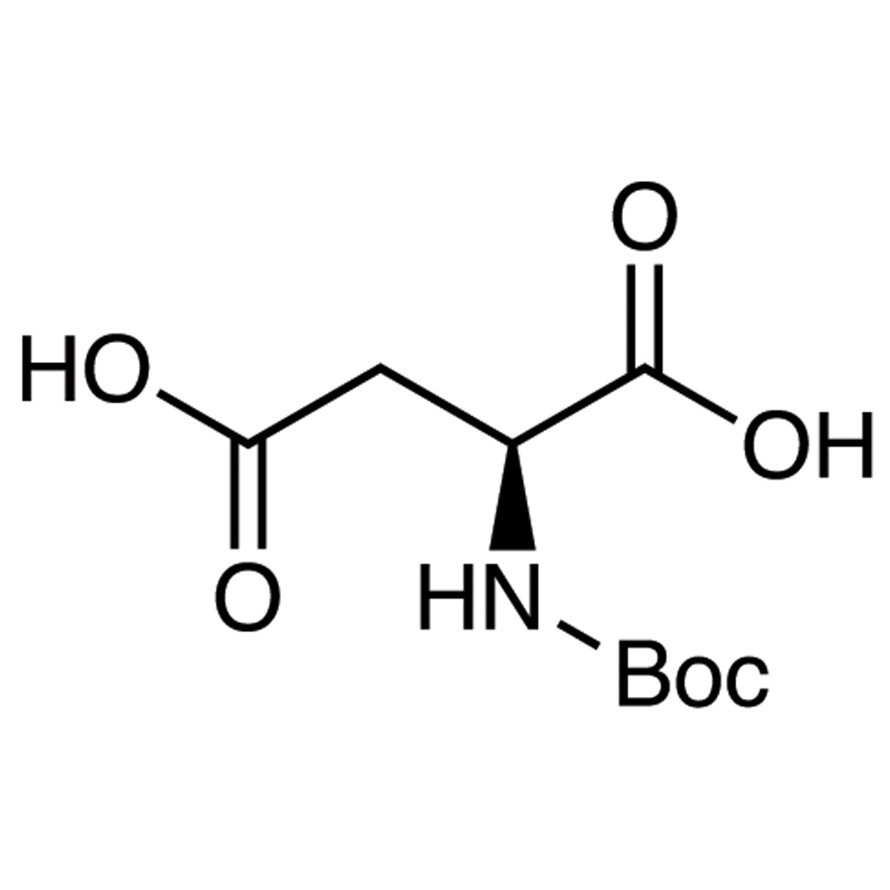 N-(tert-Butoxycarbonyl)-L-aspartic Acid>98.0%(HPLC)(T)5g