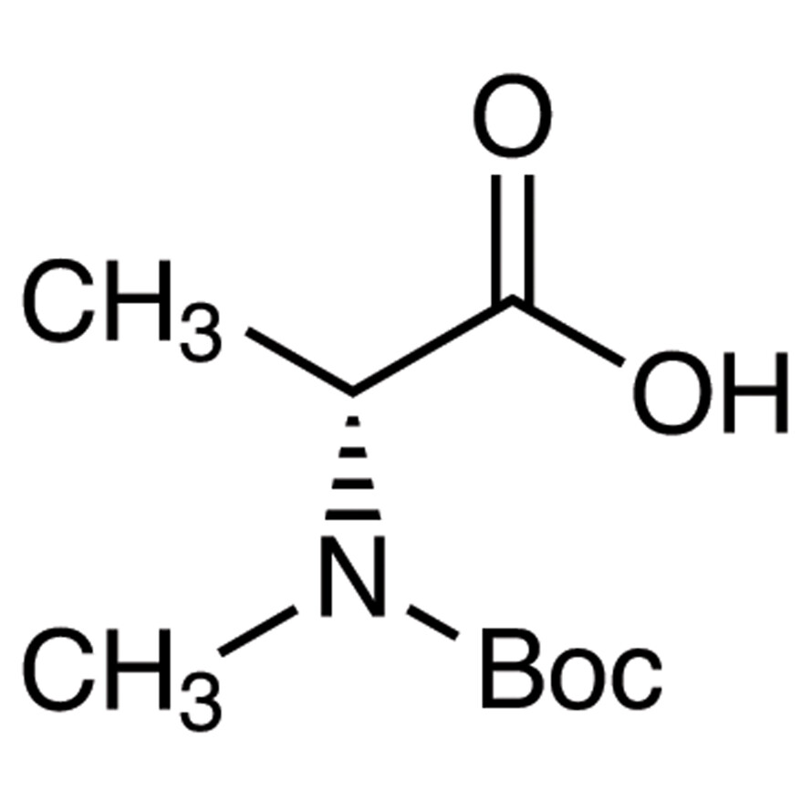N-(tert-Butoxycarbonyl)-N-methyl-D-alanine>98.0%(GC)(T)1g
