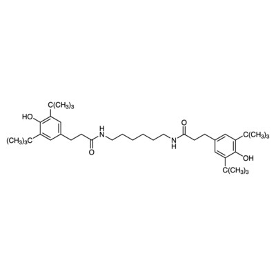 N,N&#39;-(Hexane-1,6-diyl)bis[3-(3,5-di-tert-butyl-4-hydroxyphenyl)propanamide]&gt;98.0%(HPLC)(N)5g