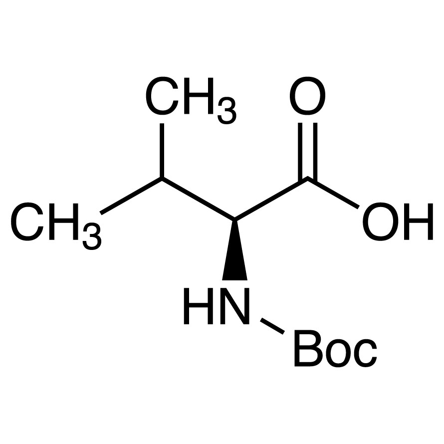 N-(tert-Butoxycarbonyl)-L-valine>99.0%(T)25g