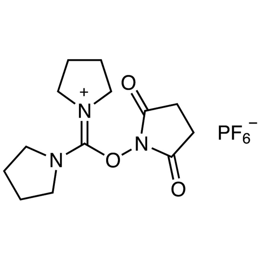 N,N,N',N'-Bis(tetramethylene)-O-(N-succinimidyl)uronium Hexafluorophosphate>98.0%(HPLC)(N)5g