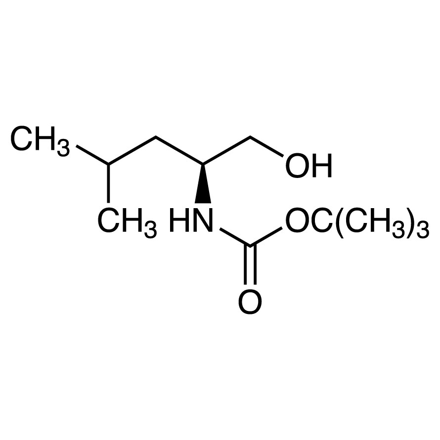 N-(tert-Butoxycarbonyl)-L-leucinol>98.0%(GC)5g