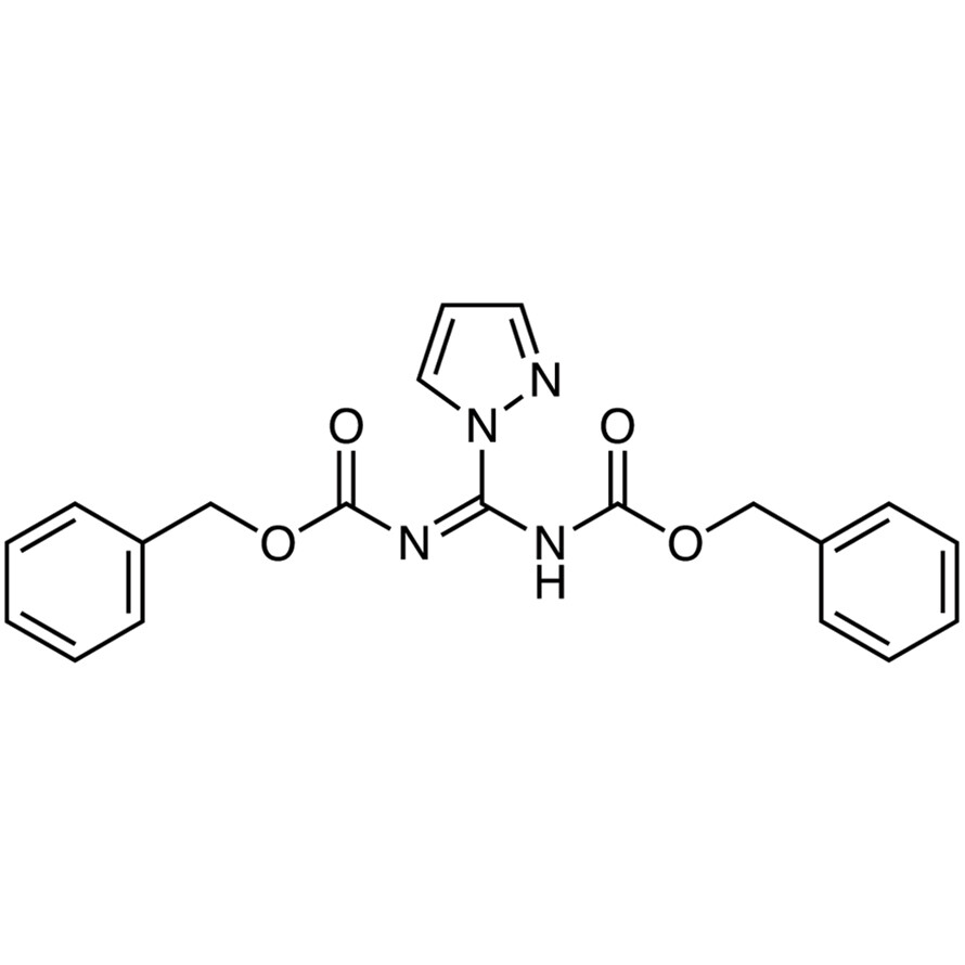 N,N'-Bis(carbobenzoxy)-1H-pyrazole-1-carboxamidine>98.0%(HPLC)(T)1g