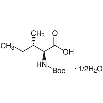 N-(tert-Butoxycarbonyl)-L-isoleucine Hemihydrate&gt;99.0%(T)5g
