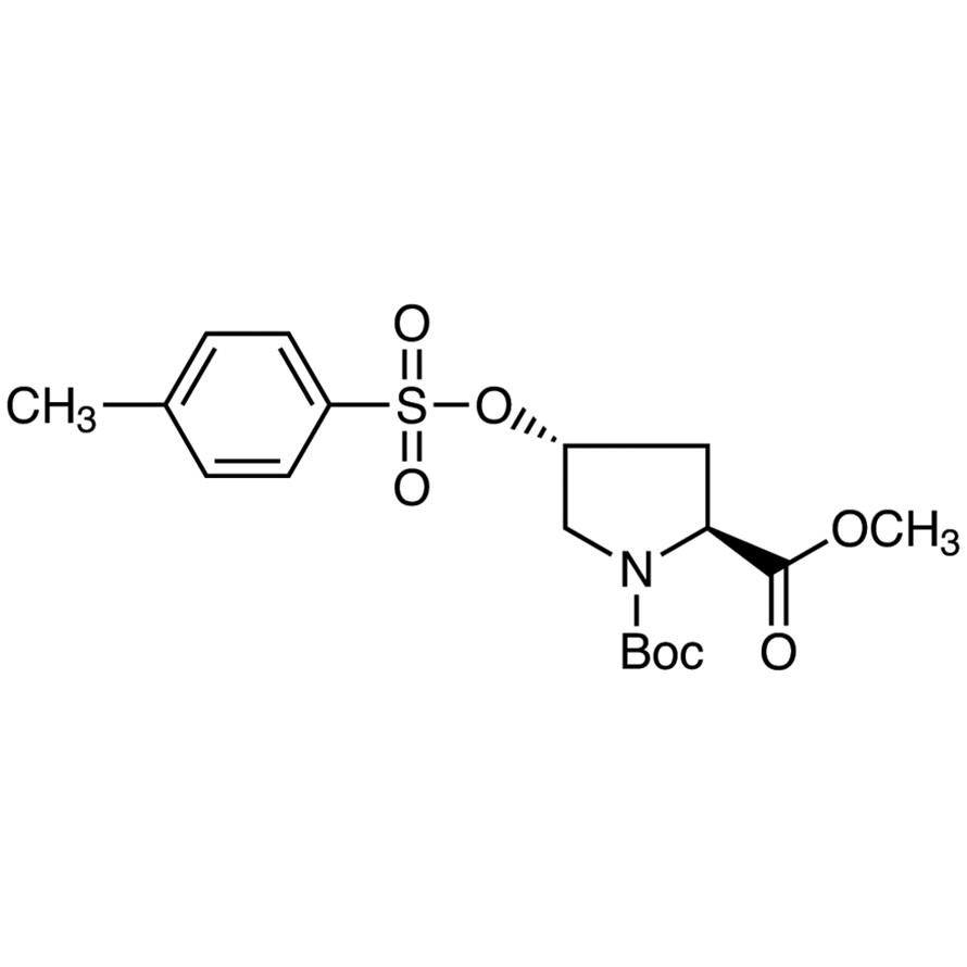 N-(tert-Butoxycarbonyl)-trans-4-(p-toluenesulfonyloxy)-L-proline Methyl Ester>98.0%(HPLC)(N)200mg