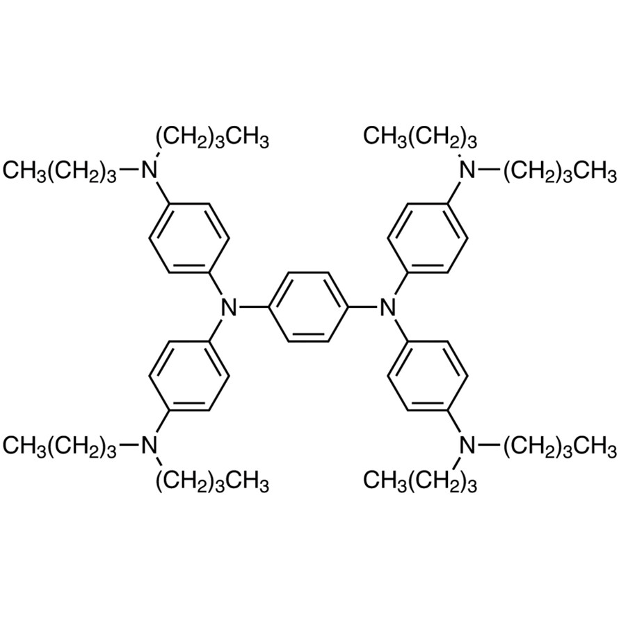 N,N,N',N'-Tetrakis[4-(dibutylamino)phenyl]-1,4-phenylenediamine>98.0%(HPLC)1g
