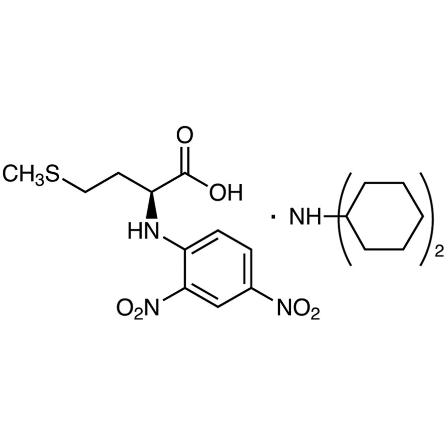 N-(2,4-Dinitrophenyl)-L-methionine Dicyclohexylammonium Salt>98.0%(HPLC)(T)1g