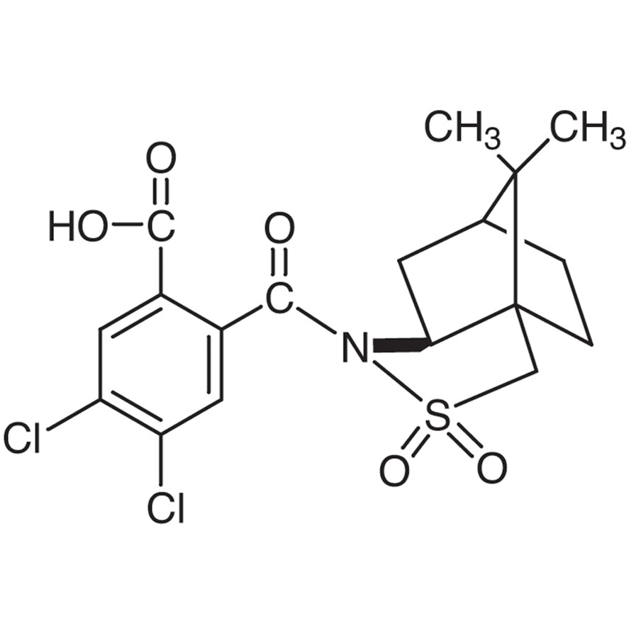 N-(2-Carboxy-4,5-dichlorobenzoyl)-(+)-10,2-camphorsultam&gt;98.0%(HPLC)(T)500mg