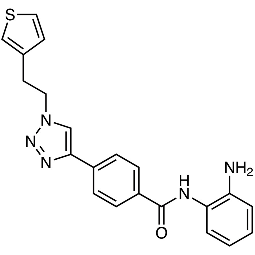N-(2-Aminophenyl)-4-[1-[2-(3-thienyl)ethyl]-1H-1,2,3-triazol-4-yl]benzamide>95.0%(HPLC)5mg