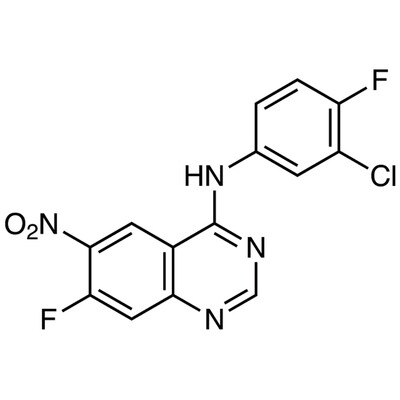 N-(3-Chloro-4-fluorophenyl)-7-fluoro-6-nitro-4-quinazolinamine&gt;98.0%(T)(HPLC)5g