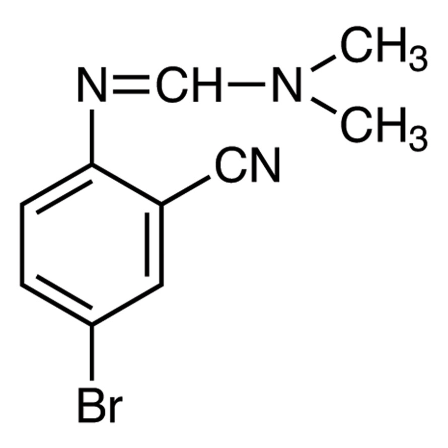 N'-(4-Bromo-2-cyanophenyl)-N,N-dimethylformamidine>98.0%(GC)(T)1g