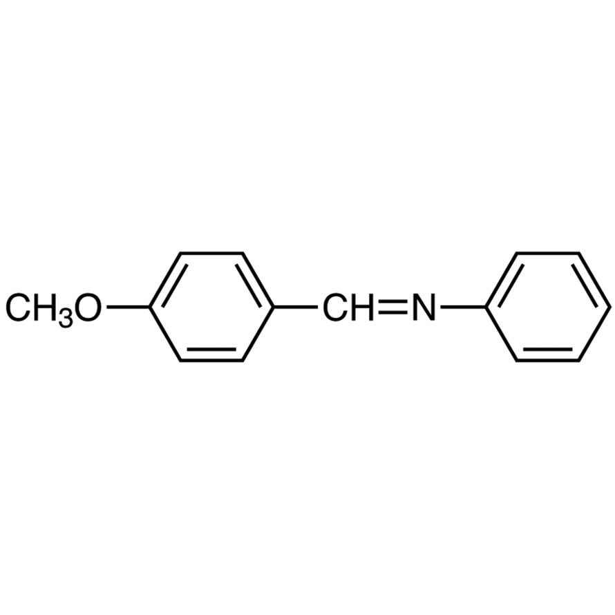 N-(4-Methoxybenzylidene)aniline>98.0%(GC)(T)25g