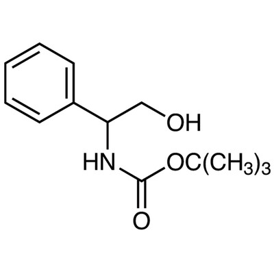 N-(tert-Butoxycarbonyl)-DL-2-phenylglycinol&gt;93.0%(GC)1g
