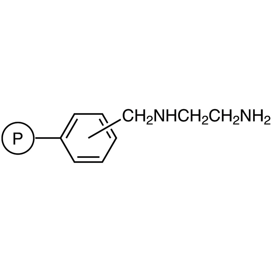 N-(2-Aminoethyl)aminomethyl Polystyrene Resin cross-linked with 1% DVB (50-100mesh) (3.1-3.5mmol/g)25g