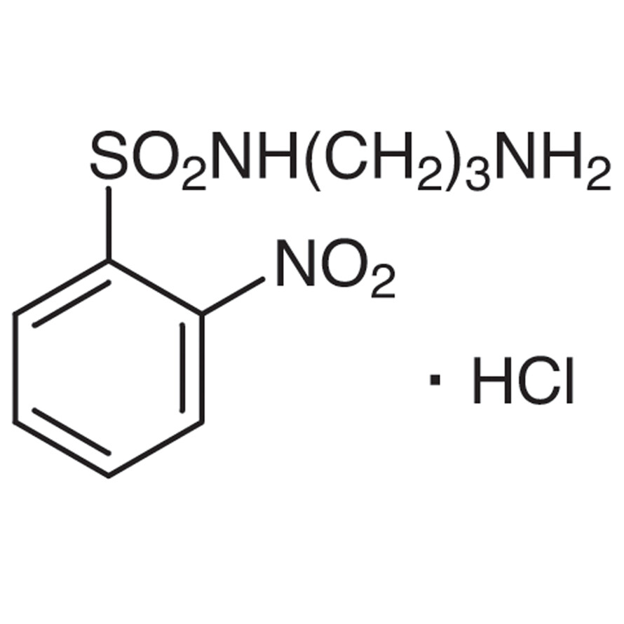 N-(3-Aminopropyl)-2-nitrobenzenesulfonamide Hydrochloride>98.0%(T)5g