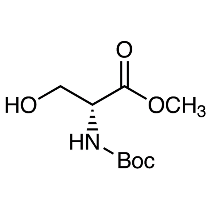 N-(tert-Butoxycarbonyl)-D-serine Methyl Ester>98.0%(HPLC)(N)1g
