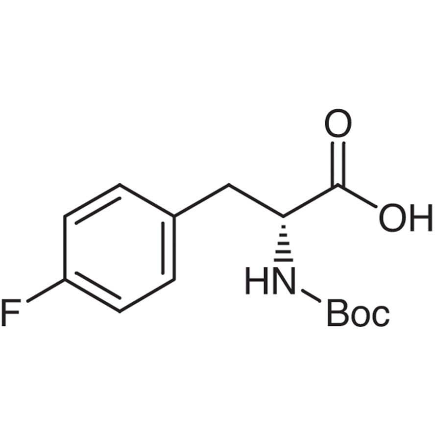 N-(tert-Butoxycarbonyl)-4-fluoro-D-phenylalanine>98.0%(T)1g