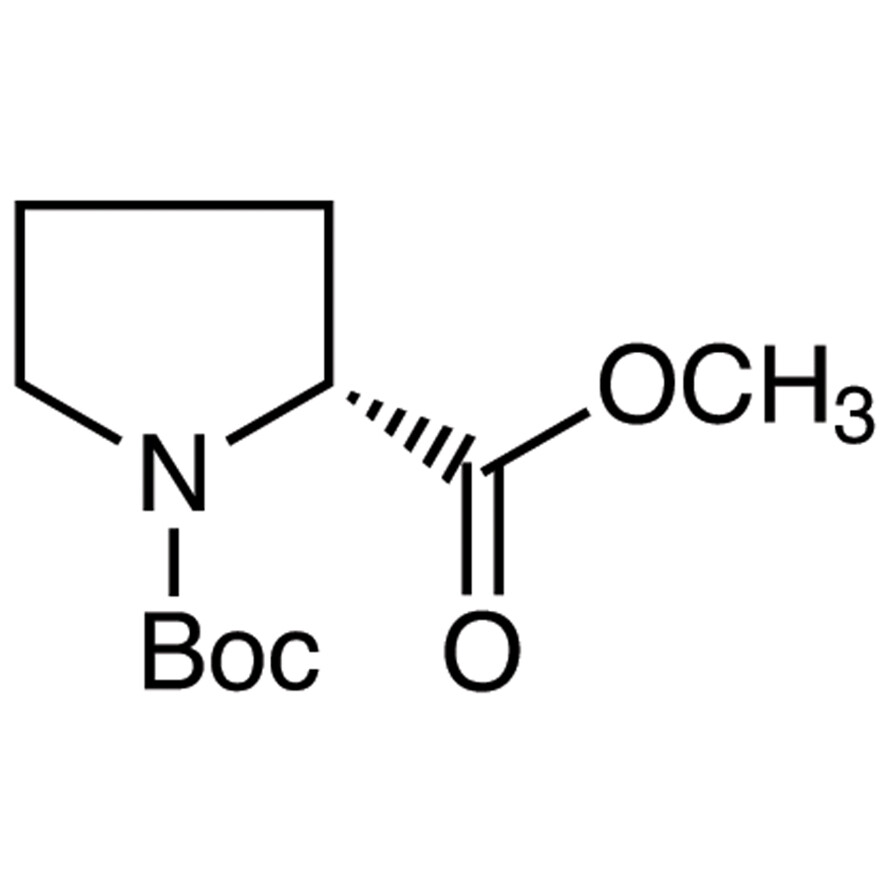 N-(tert-Butoxycarbonyl)-D-proline Methyl Ester>98.0%(GC)1g