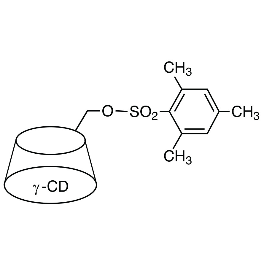 Mono-6-O-mesitylenesulfonyl-gamma-cyclodextrin&gt;90.0%(HPLC)1g