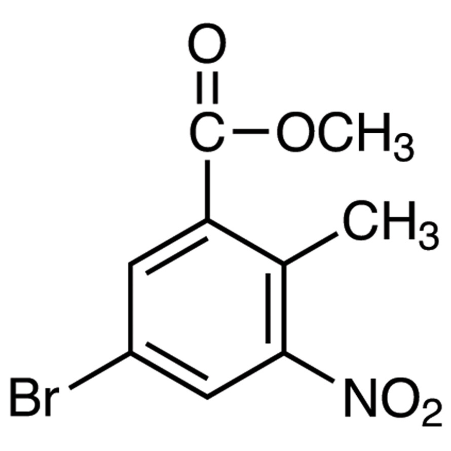 Methyl 5-Bromo-2-methyl-3-nitrobenzoate&gt;98.0%(GC)1g