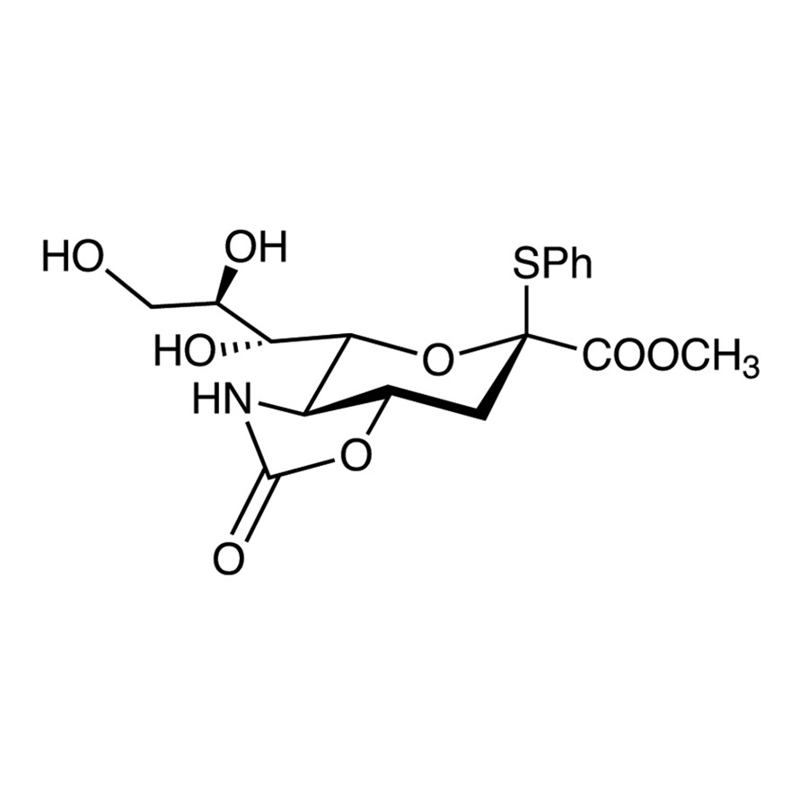 Methyl 5-N,4-O-Carbonyl-3,5-dideoxy-2-S-phenyl-2-thio-D-glycero-beta-D-galacto-2-nonulopyranosylonate&gt;98.0%(HPLC)1g