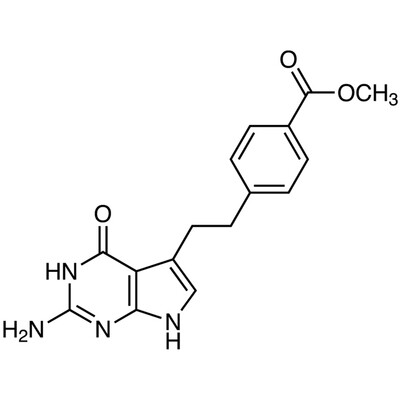 Methyl 4-[2-(2-Amino-4,7-dihydro-4-oxo-3H-pyrrolo[2,3-d]pyrimidin-5-yl)ethyl]benzoate&gt;98.0%(HPLC)(T)5g
